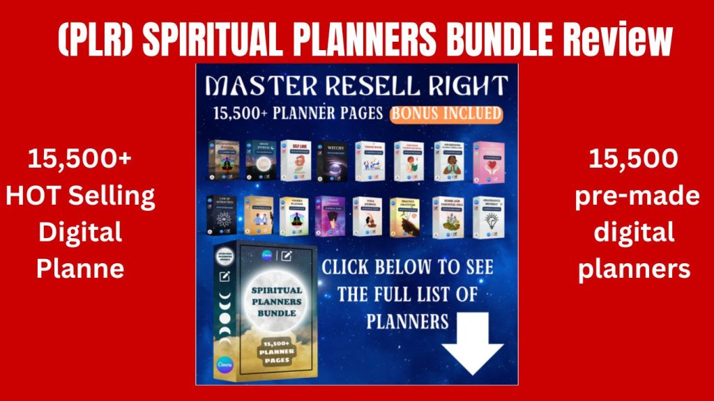 (PLR) SPIRITUAL PLANNERS BUNDLE Review