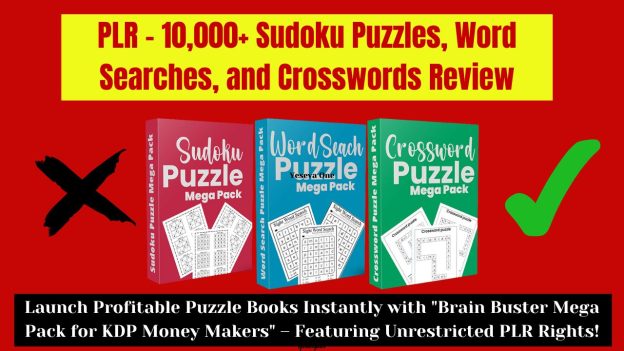 PLR - 10,000+ Sudoku Puzzles, Word Searches, and Crosswords Review [Vivek Sharma]